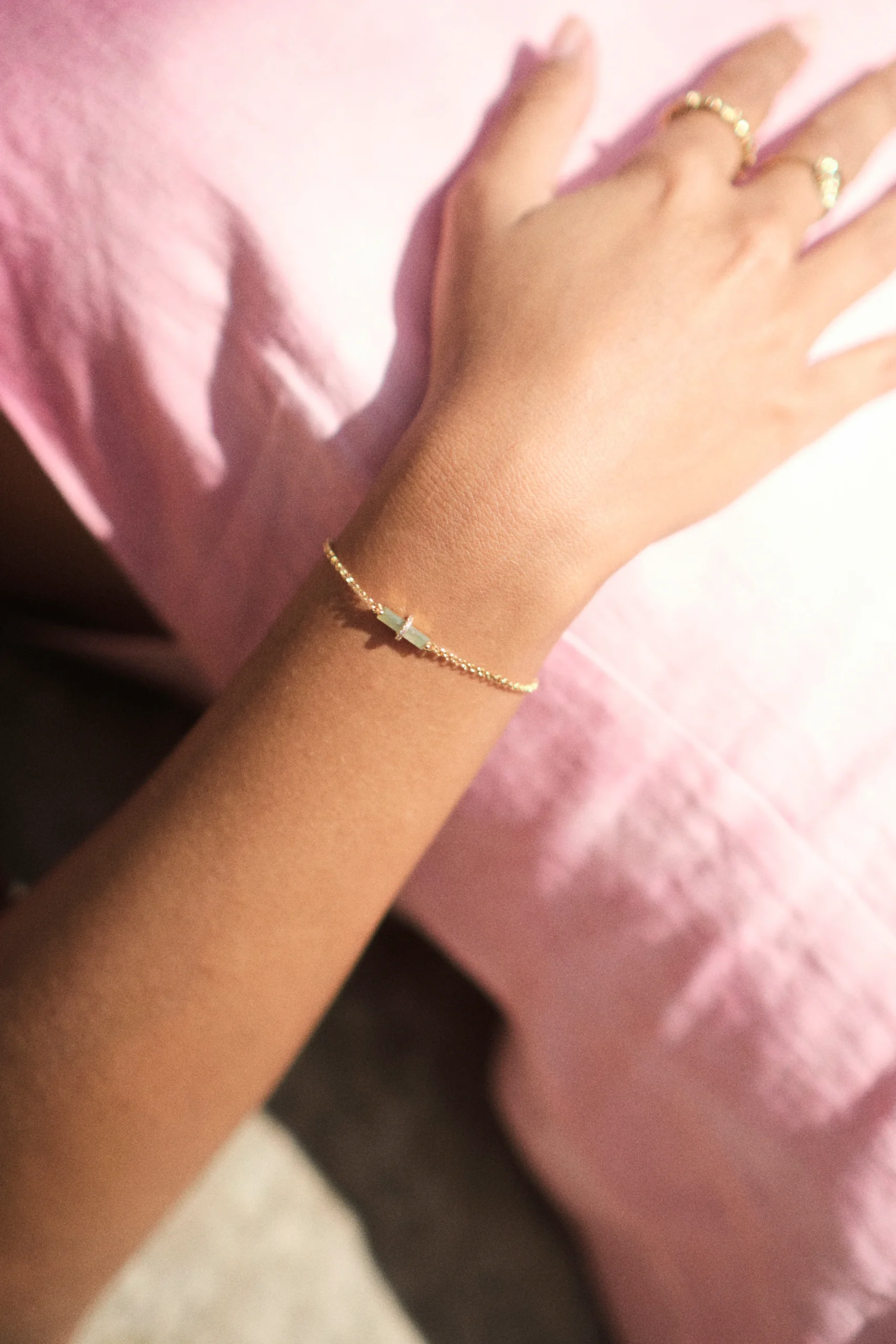 AVENTURA - LE BRACELET - AVENTURINE VERTE – Image 2