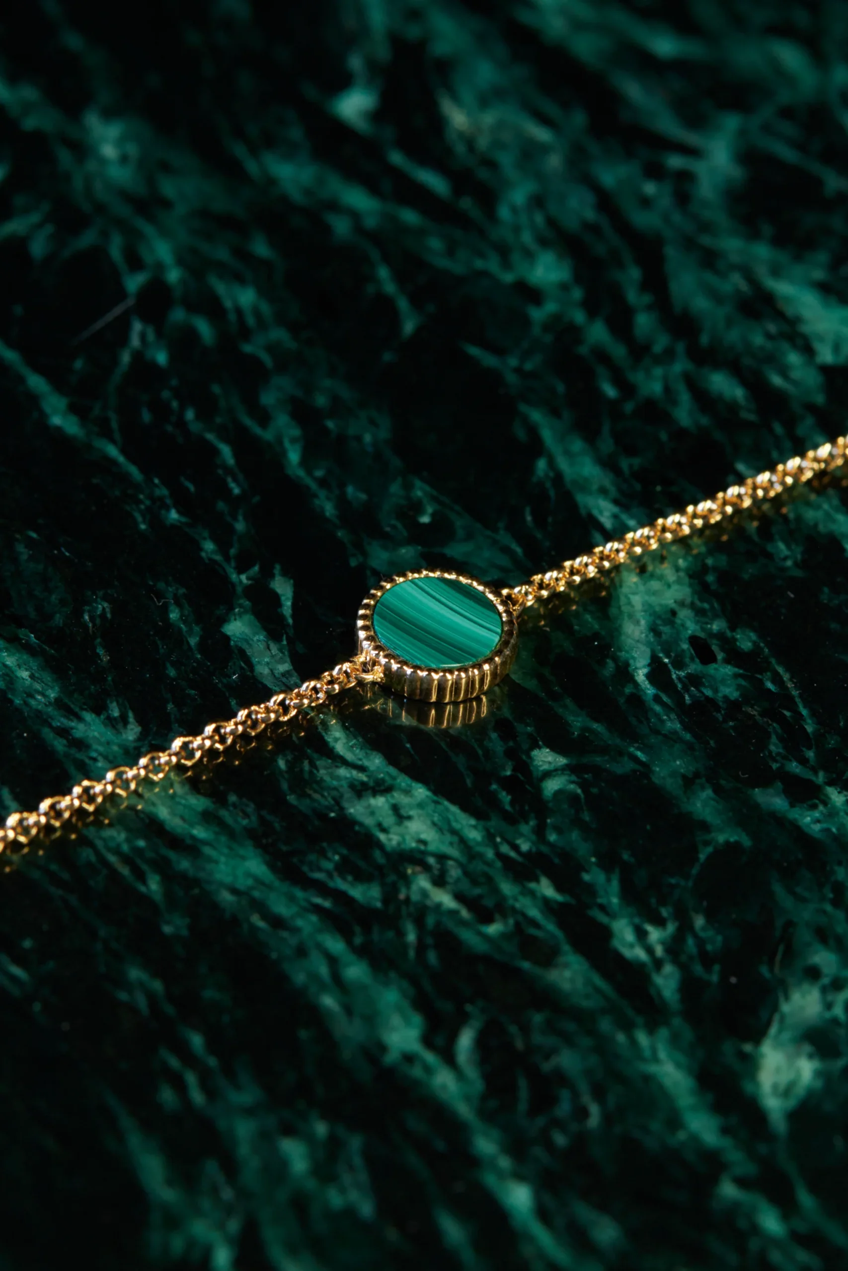 BRACELET ALHENA - MALACHITE