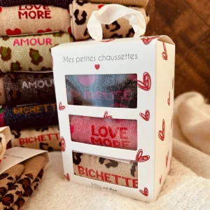 Coffret 3 paires de chaussettes