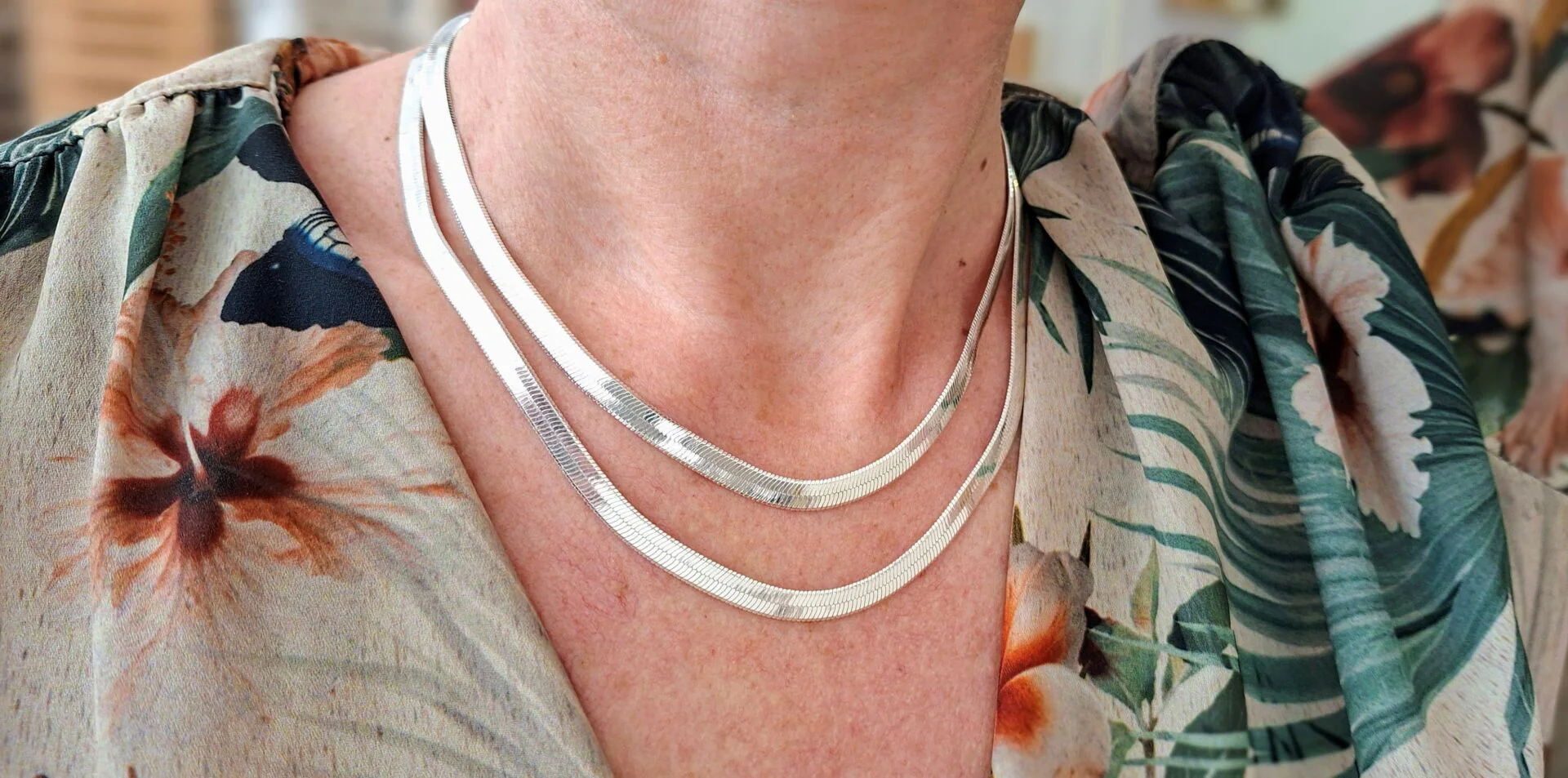 Collier RIVIÈRE argenté – Image 3