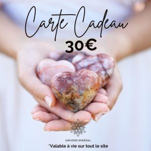 Carte Cadeau Univers minéral